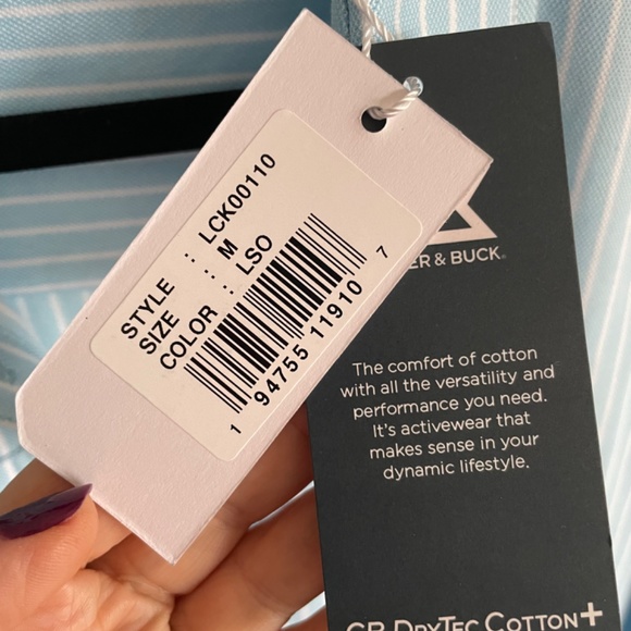 Cutter and Buck Dry fit long sleeve shirt - Picture 9 of 12